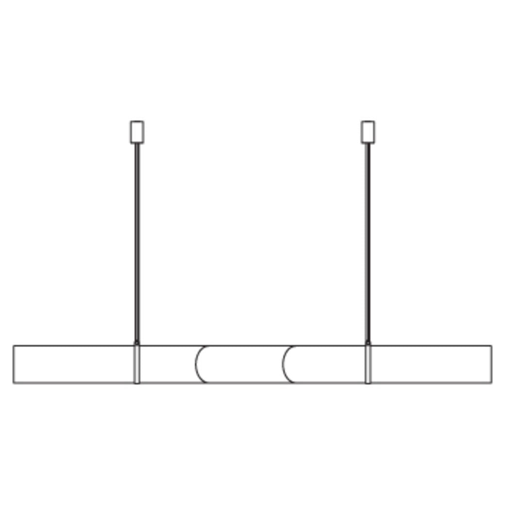 Simplicity Alabaster Linear Chandelier