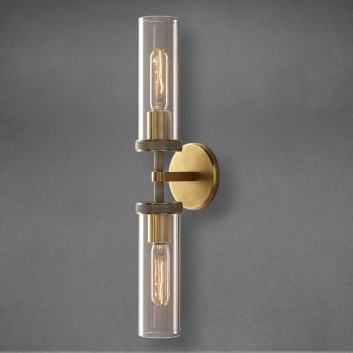Lameth Knurled Linear Sconce 20"30"