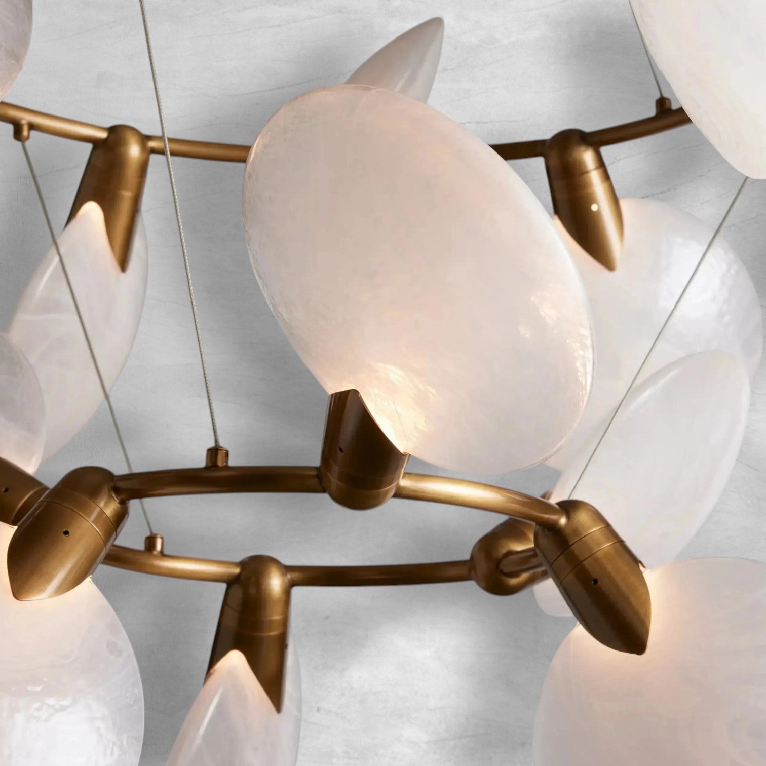 Lyla 2-Tiered Halo Chandelier