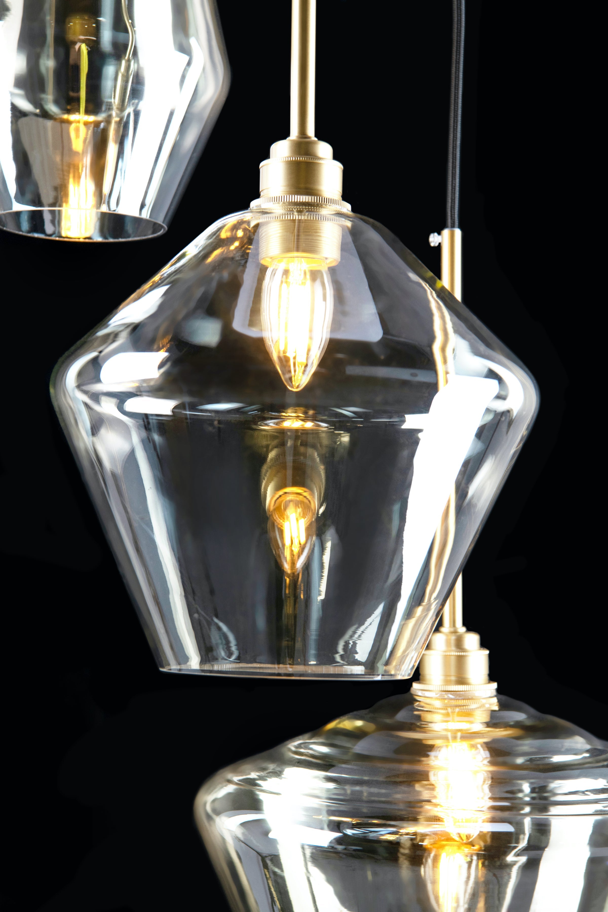 Aria Ryan Glass Cascade Pendant