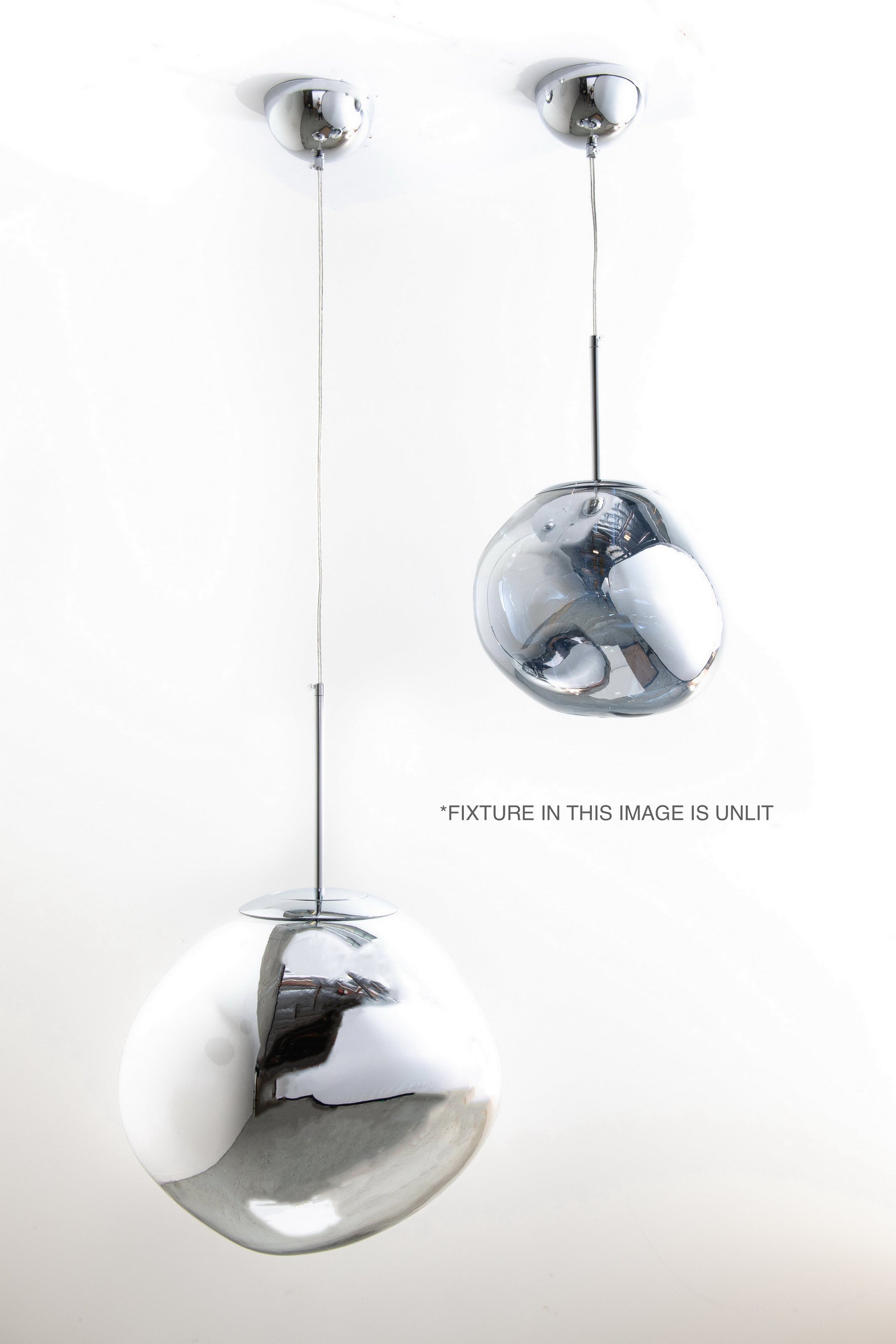 Aria Melrose Metallic Bubble Pendant Light