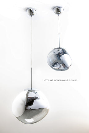 Aria Melrose Metallic Bubble Pendant Light