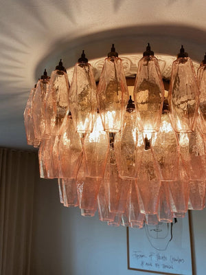 Murano Chandelier – Poliedri – 84 glasses