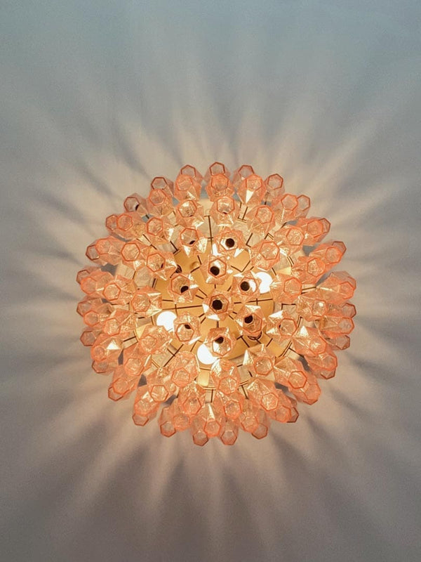 Murano Chandelier – Poliedri – 84 glasses