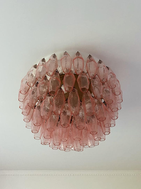 Murano Chandelier – Poliedri – 84 glasses