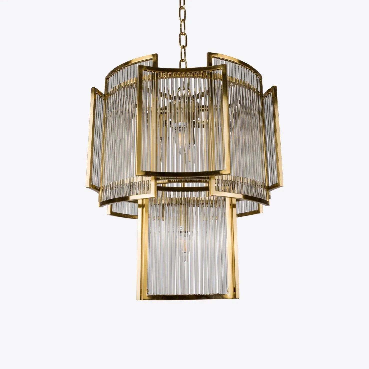 Monte Carlo Piccolo Chandelier - Elegant Lighting Fixture with Iron Frame