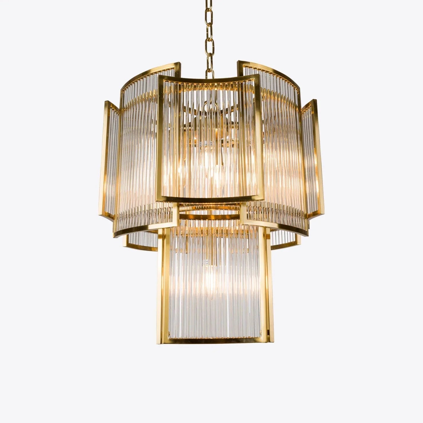 Monte Carlo Piccolo Chandelier - Elegant Lighting Fixture with Iron Frame