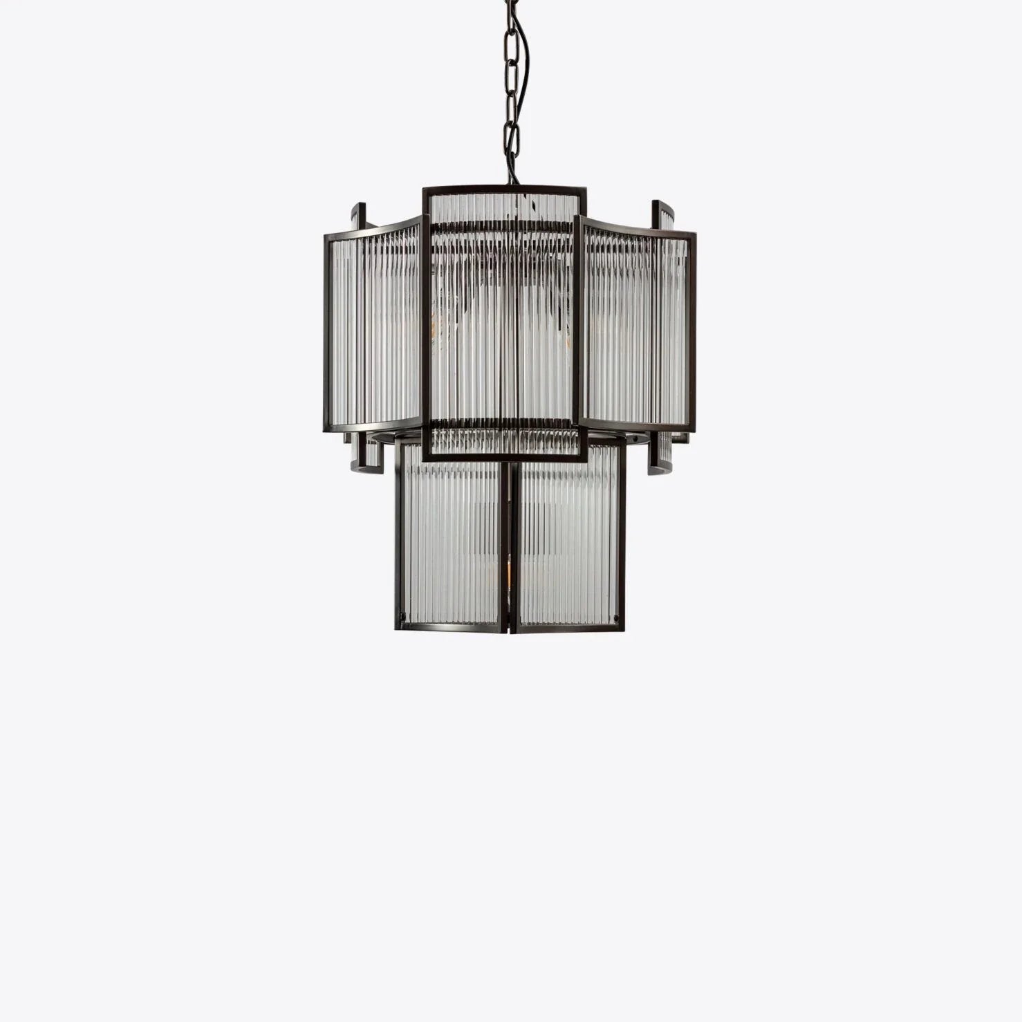 Monte Carlo Piccolo Chandelier - Elegant Lighting Fixture with Iron Frame