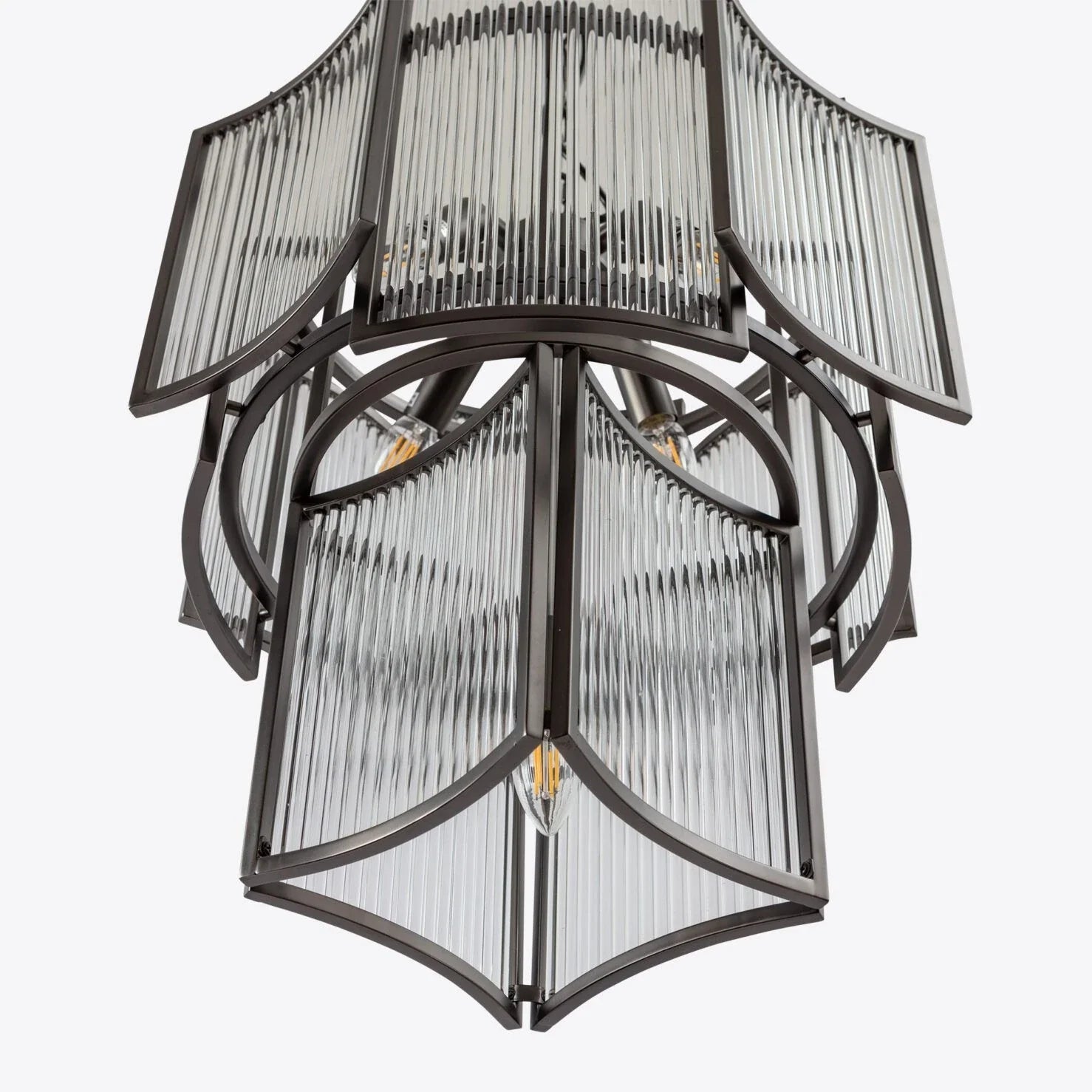 Monte Carlo Piccolo Chandelier - Elegant Lighting Fixture with Iron Frame