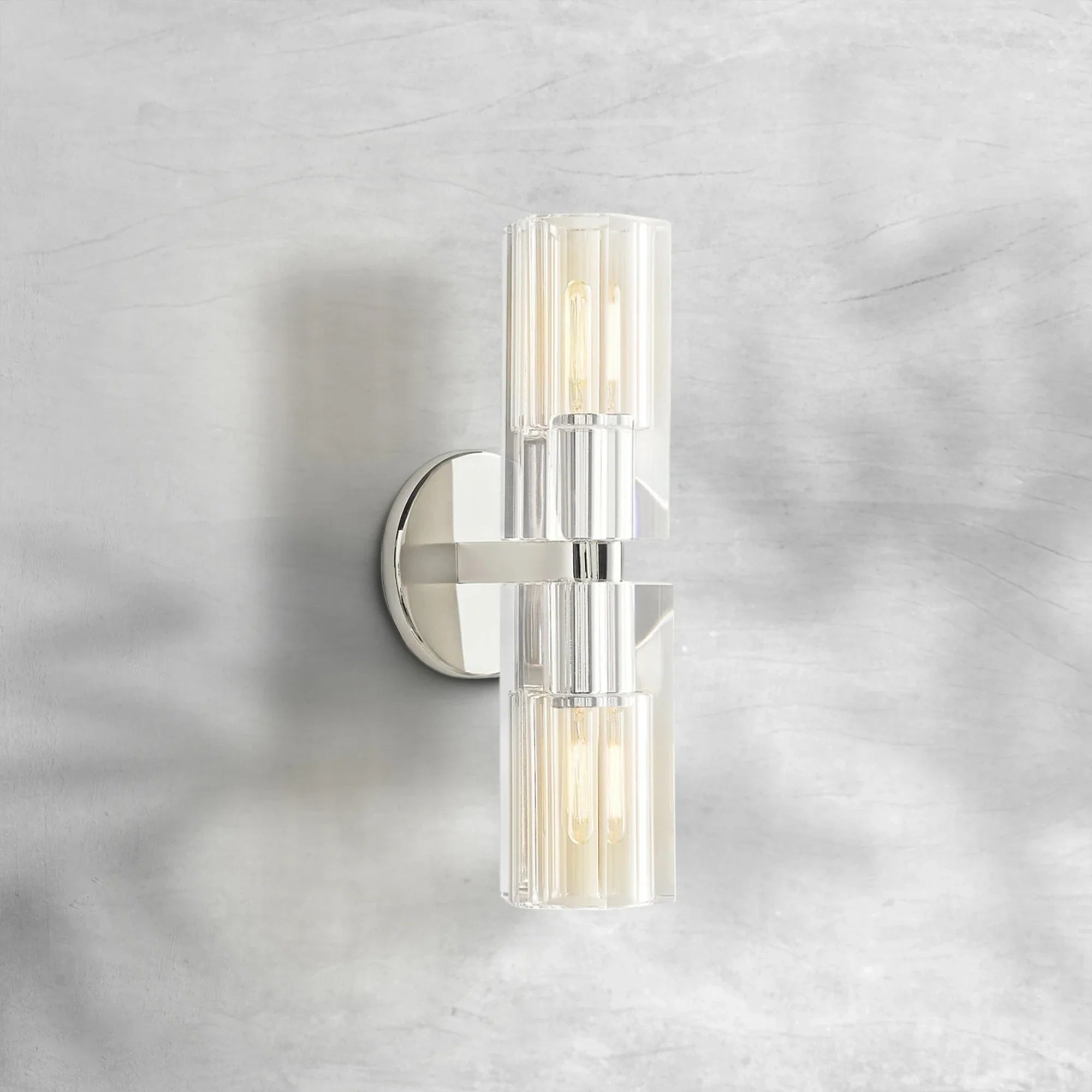 Arcachen Crystal 2 Lights Wall Sconce