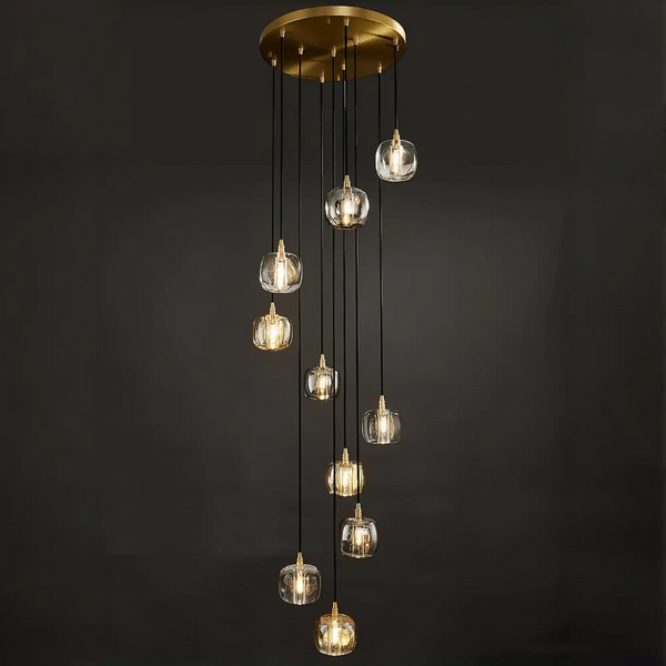 Post-modern Extra-long Pendant Light Fixtures for Staircase/High-ceiling Space/Foyer