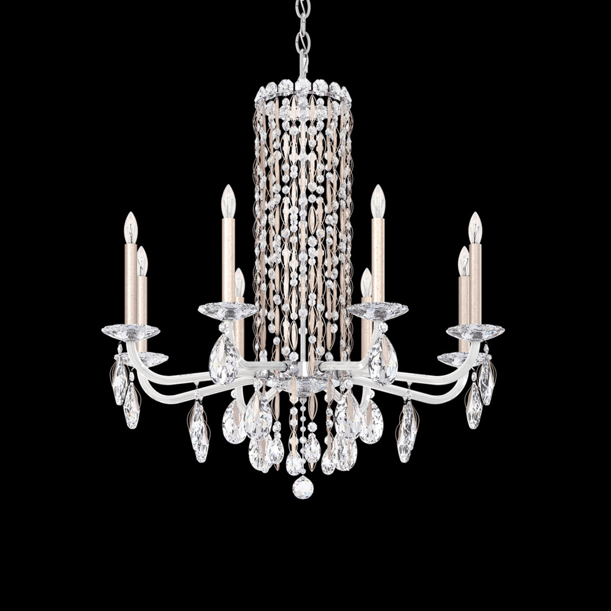 Siena 8-light crystal chandelier30"