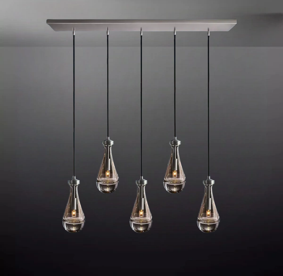 Raindrops Rectangle Chandelier