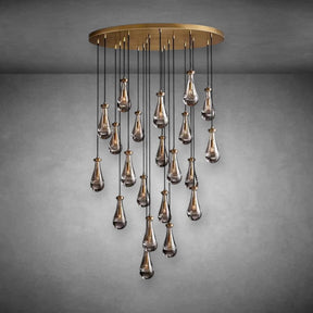 Raindrop Round Modern Chandelier Light