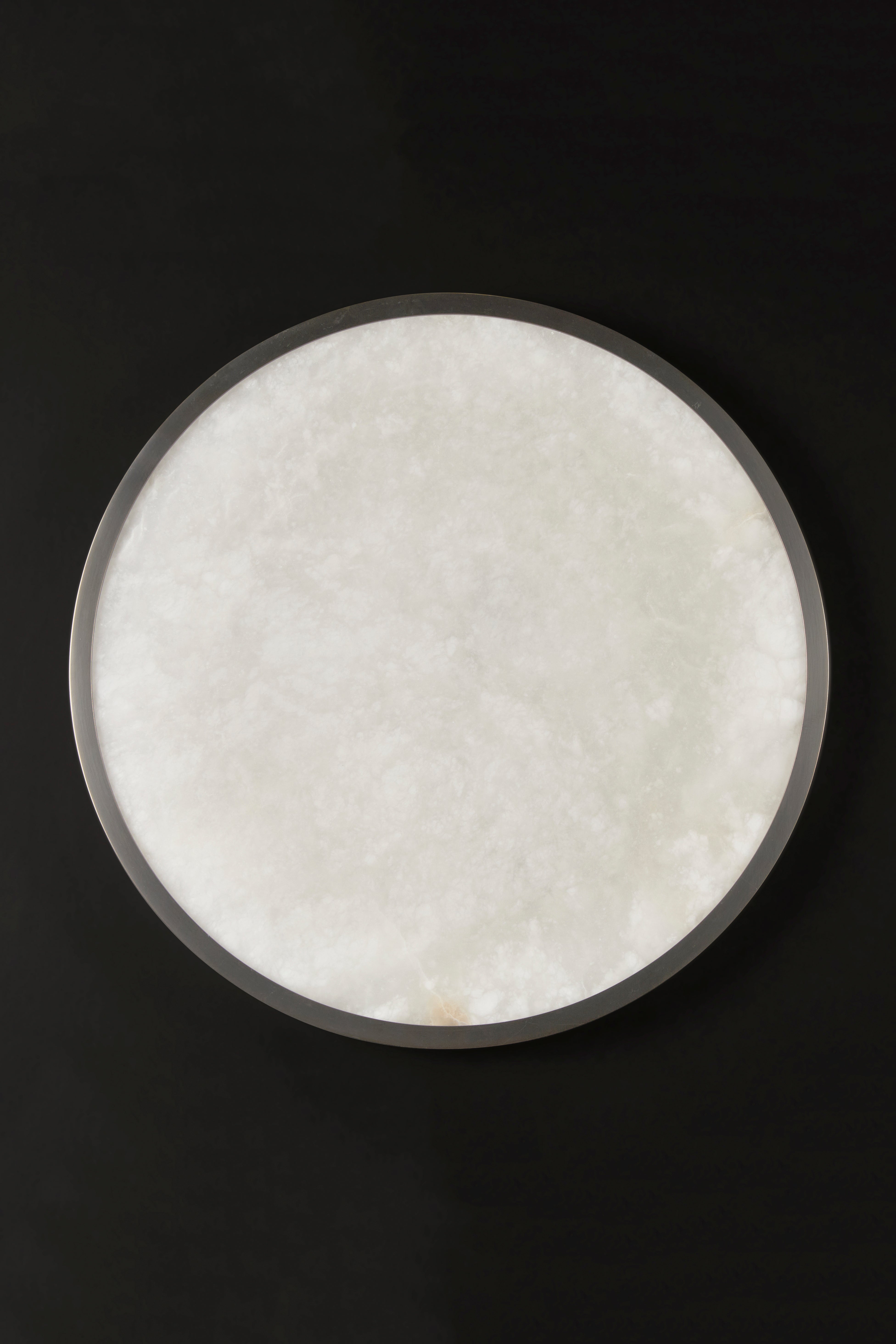 Raleigh Round Alabaster Ceiling Light