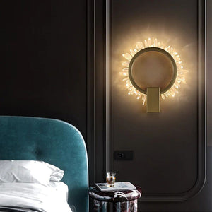 Rose Rock Crystal Ring-wall-sconce-modern-wall-fixture
