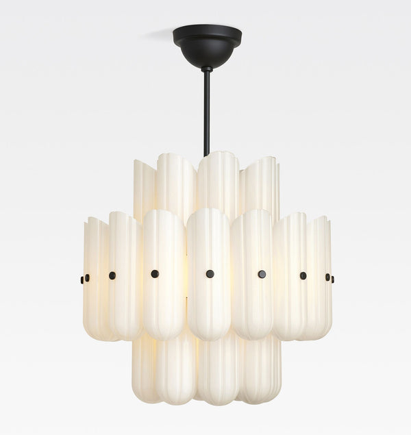 Lorna LED Double Tier Chandelier 25" 35" 46"