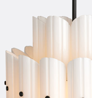 Lorna LED Double Tier Chandelier 25" 35" 46"