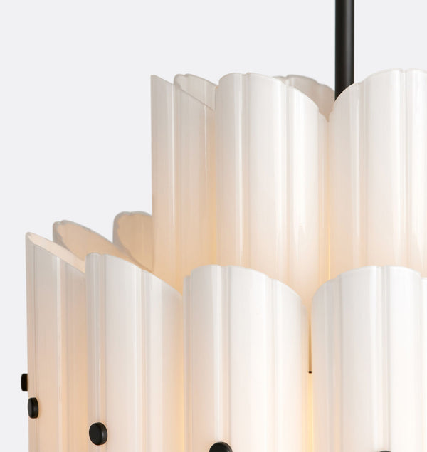 Lorna LED Double Tier Chandelier 25" 35" 46"