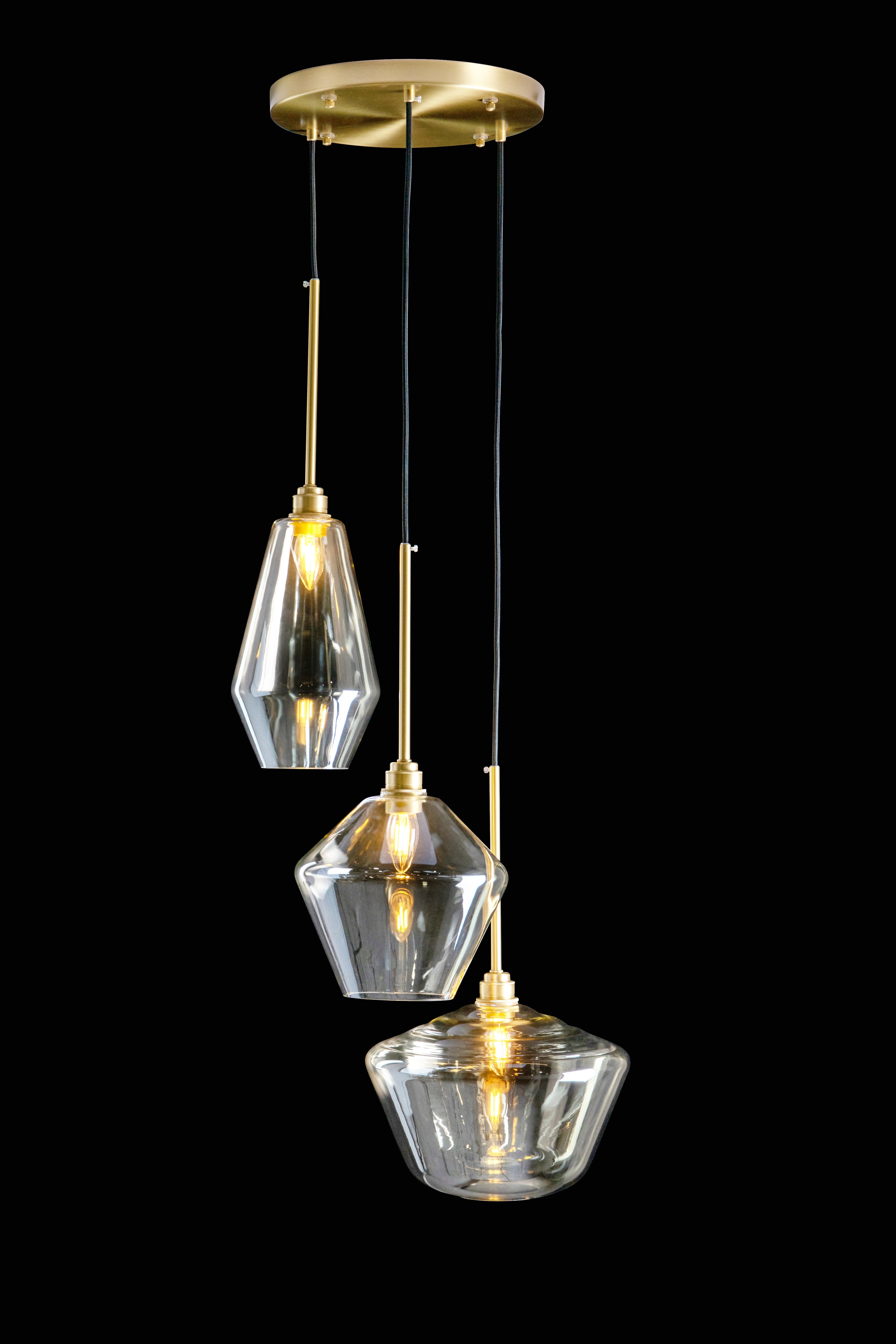 Aria Ryan Glass Cascade Pendant