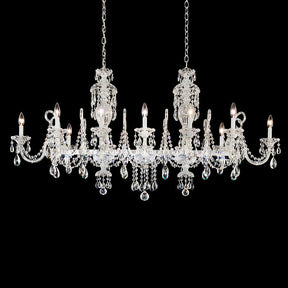 Aria S6912 Sterling Linear 12-lt 58" Chandelier