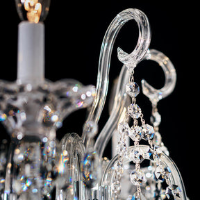 Aria S6912 Sterling Linear 12-lt 58" Chandelier