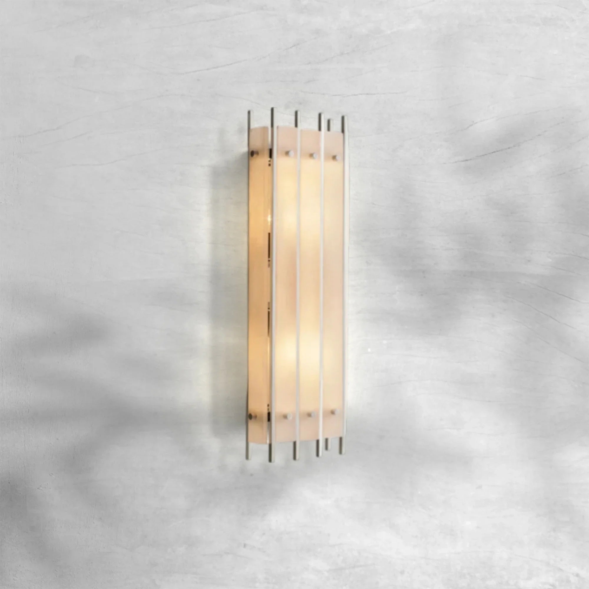 Sun Marcus Alabaster Grand Rectangular Sconce