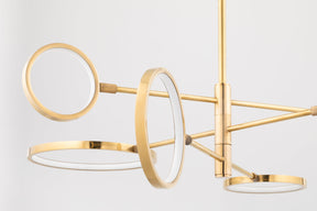 Aria Brass Chandelier