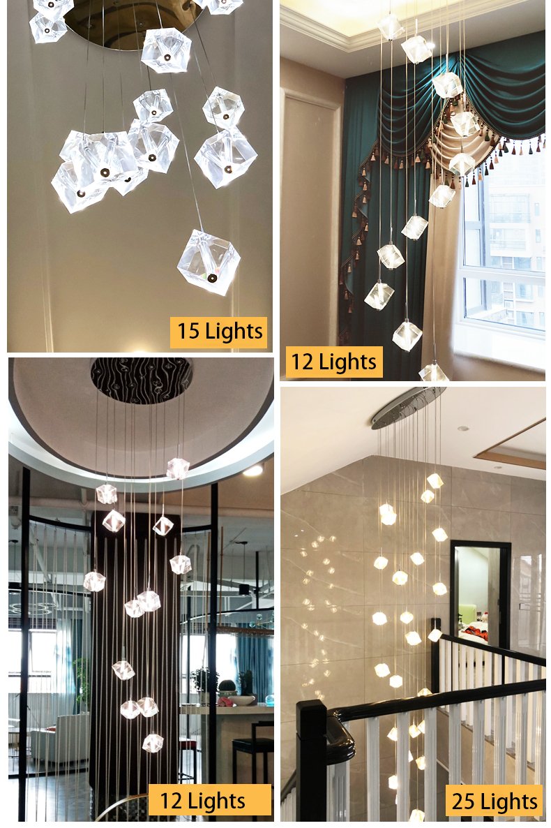 Transparent Crystal Chandelier