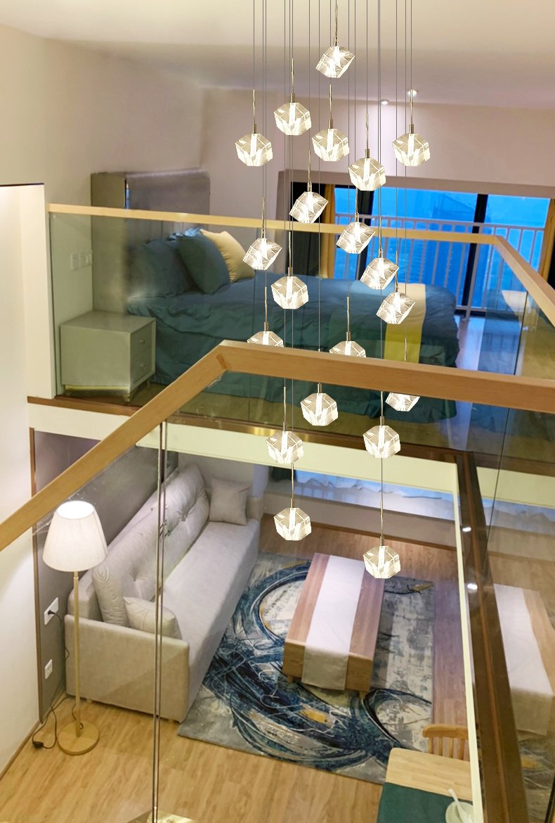 Transparent Crystal Chandelier