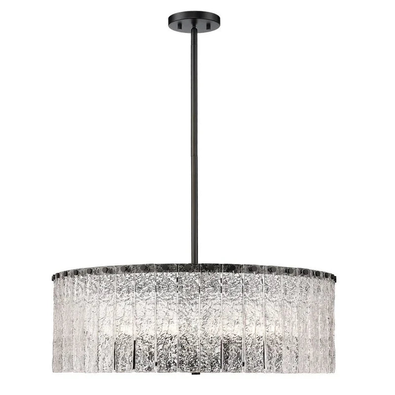 Aria Z-Lite Round Glass Chandelier