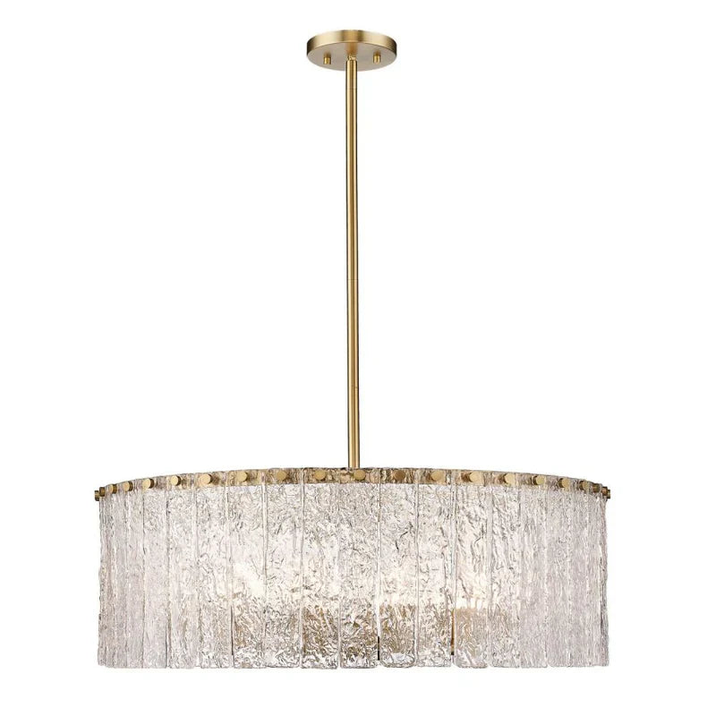 Aria Z-Lite Round Glass Chandelier