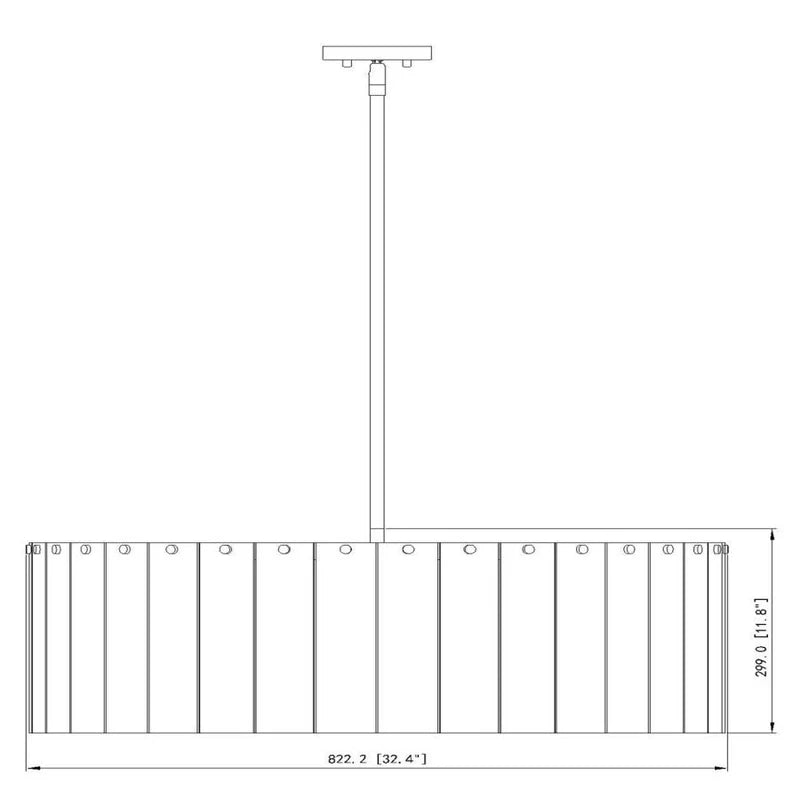 Aria Z-Lite Round Glass Chandelier