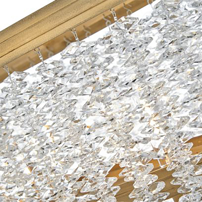 Valley Lamps Vac Crystal Linear Chandelier