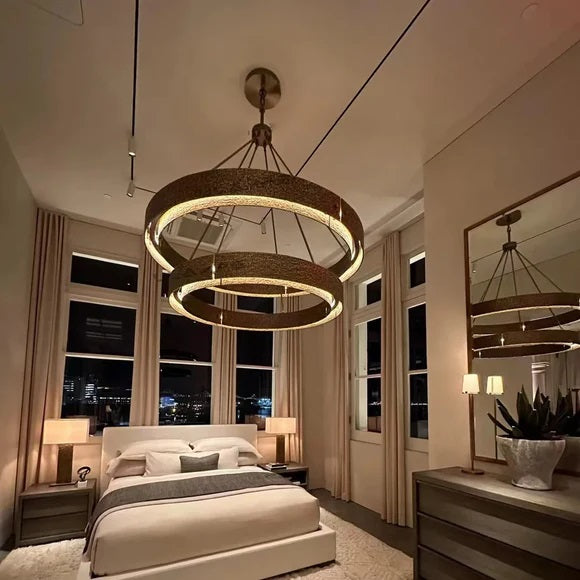 Venus 2-Tier Round Chandelier 60"
