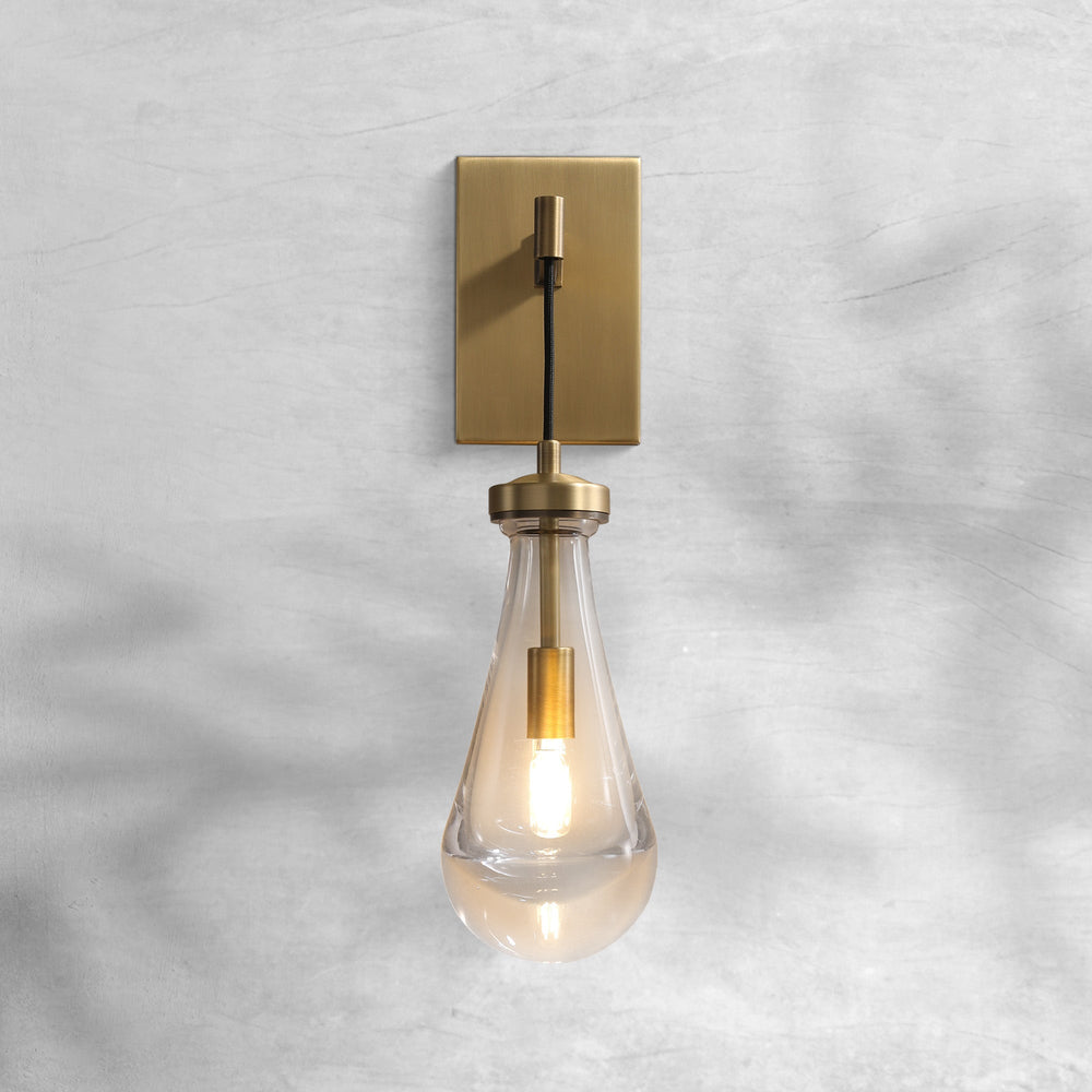 Modern Raindrop Wall Sconce