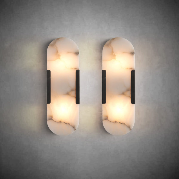 Alabaster Wall lamp Set (2 Pieces)