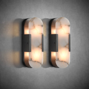 Alabaster Wall lamp Set (2 Pieces)