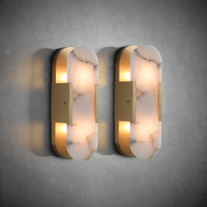 Alabaster Wall lamp Set (2 Pieces)