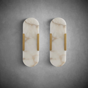 Alabaster Wall lamp Set (2 Pieces)