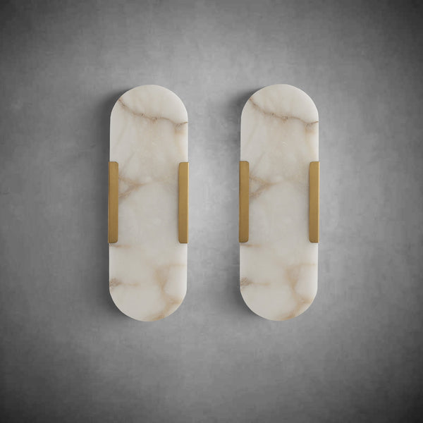 Alabaster Wall lamp Set (2 Pieces)