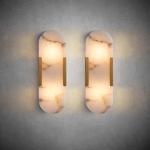Alabaster Wall lamp Set (2 Pieces)