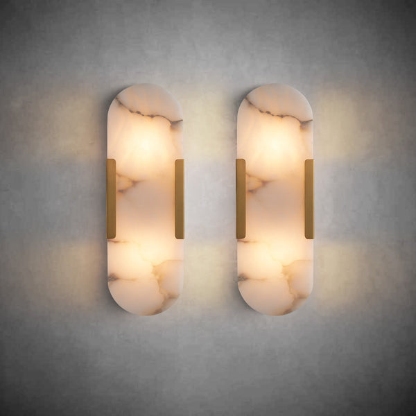 Alabaster Wall lamp Set (2 Pieces)