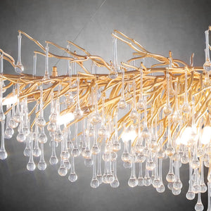 63" Modern Crystal Tree Branch Chandelier with 15 Lights