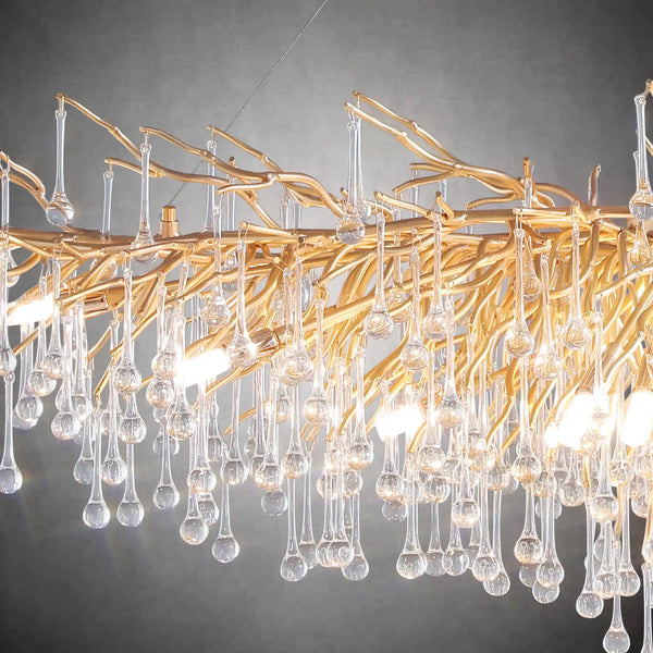 63" Modern Crystal Tree Branch Chandelier with 15 Lights