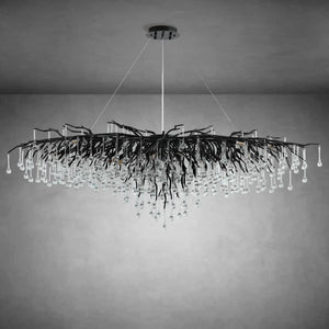 63" Modern Crystal Tree Branch Chandelier with 15 Lights