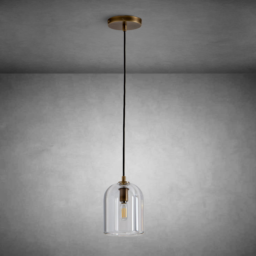 Crystal Modern Bell-Shaped Pendant Light