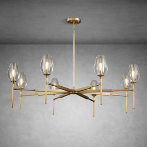 Modern Tulip Round Chandelier for Living Rooms and Bedrooms