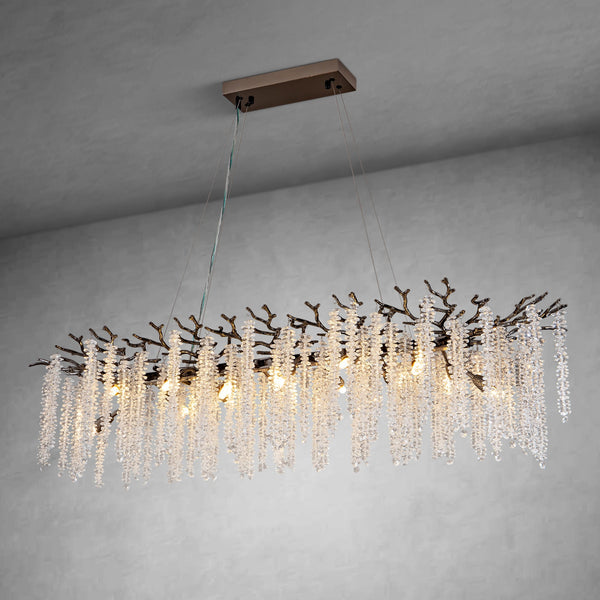Modern 47.2" Rectangular Chandeliers