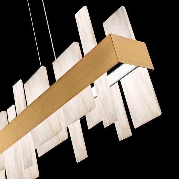 Acropolis 46in LED Linear Alabaster Chandelier-chandeliers for dining room,chandeliers for stairways,chandeliers for foyer,chandeliers for bedrooms,chandeliers for kitchen,chandeliers for living room-Arialamps